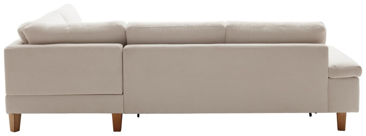 Wohnlandschaft Corvara Weiß - Weiß, KONVENTIONELL, Holz/Holzwerkstoff (286/86/220cm) - Premium Living