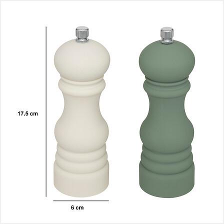 Set de 2 râșnițe sare și piper Sensia - Basics (6/17,5cm)
