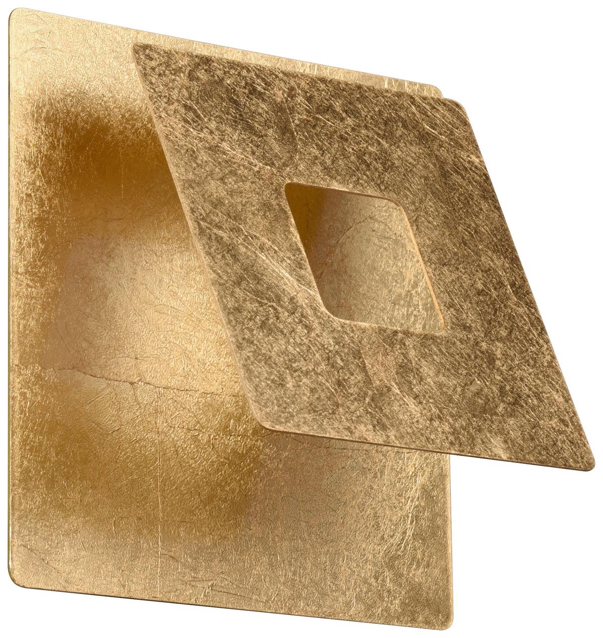 KINKIET LED 240319179 LEANO - kolor złoty, Design, metal (18/7,2/18cm) - Trio Leuchten