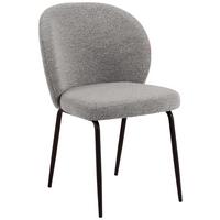 KRZESŁO PATRICIA - czarny/szary, Modern, metal/tkanina (52/82/57,5cm) - MID.YOU