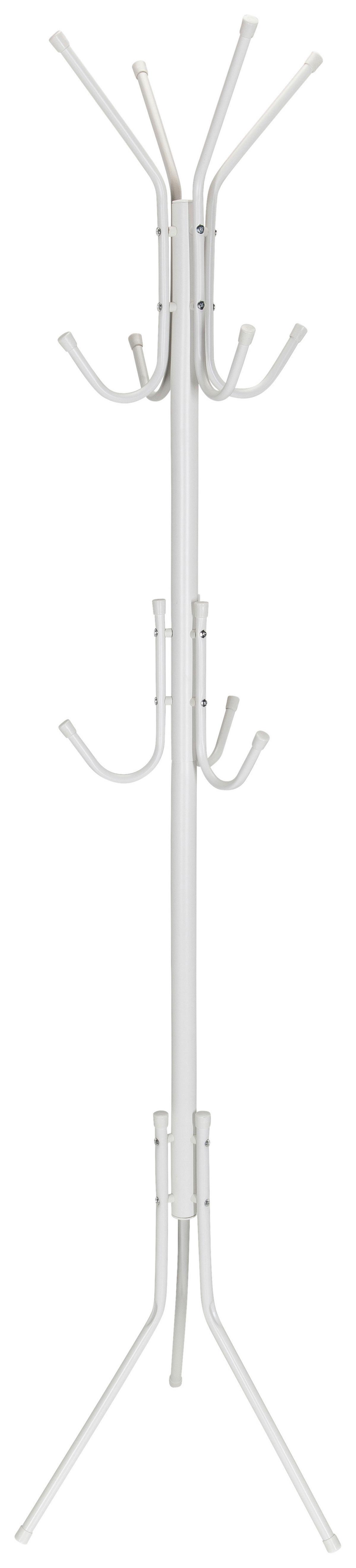 Obešalnik Za Oblačila Space Iv, Bela - bela, Moderno, kovina (44/180/44cm) - MID.YOU