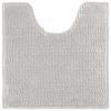 Covoraș pentru WC Nelly - argintiu, textil (50/50cm) - Modern Living