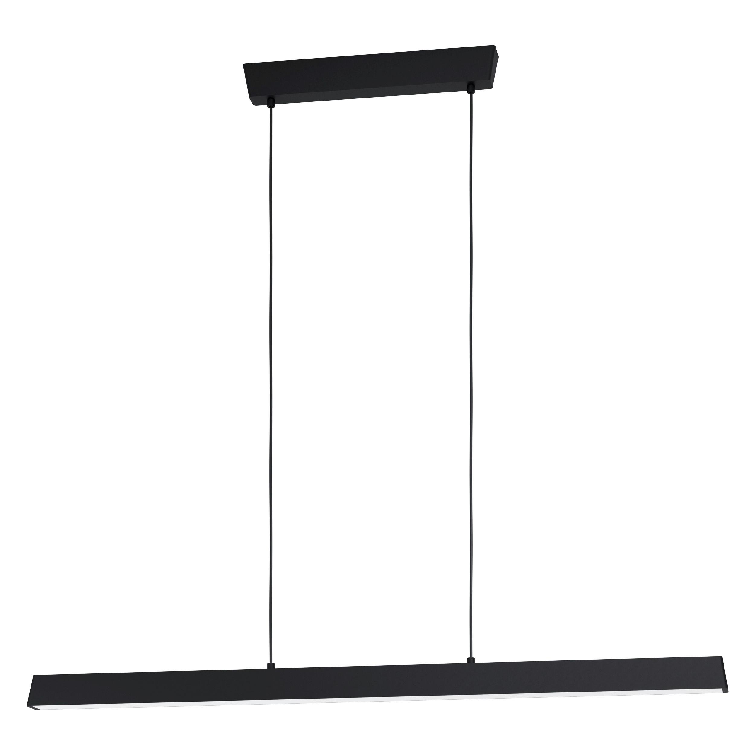 LAMPA WISZĄCA LED 99603* SIMOLARIS-Z - czarny/biały, Design, tworzywo sztuczne/metal (122/5,5/110cm) - Eglo