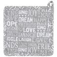Topflappen Friends Grau - Grau, Textil (20/20cm) - MÖMAX modern living