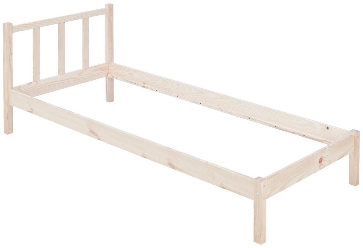 Postelja Maren - naravne barve, Basics, les (90/200cm)