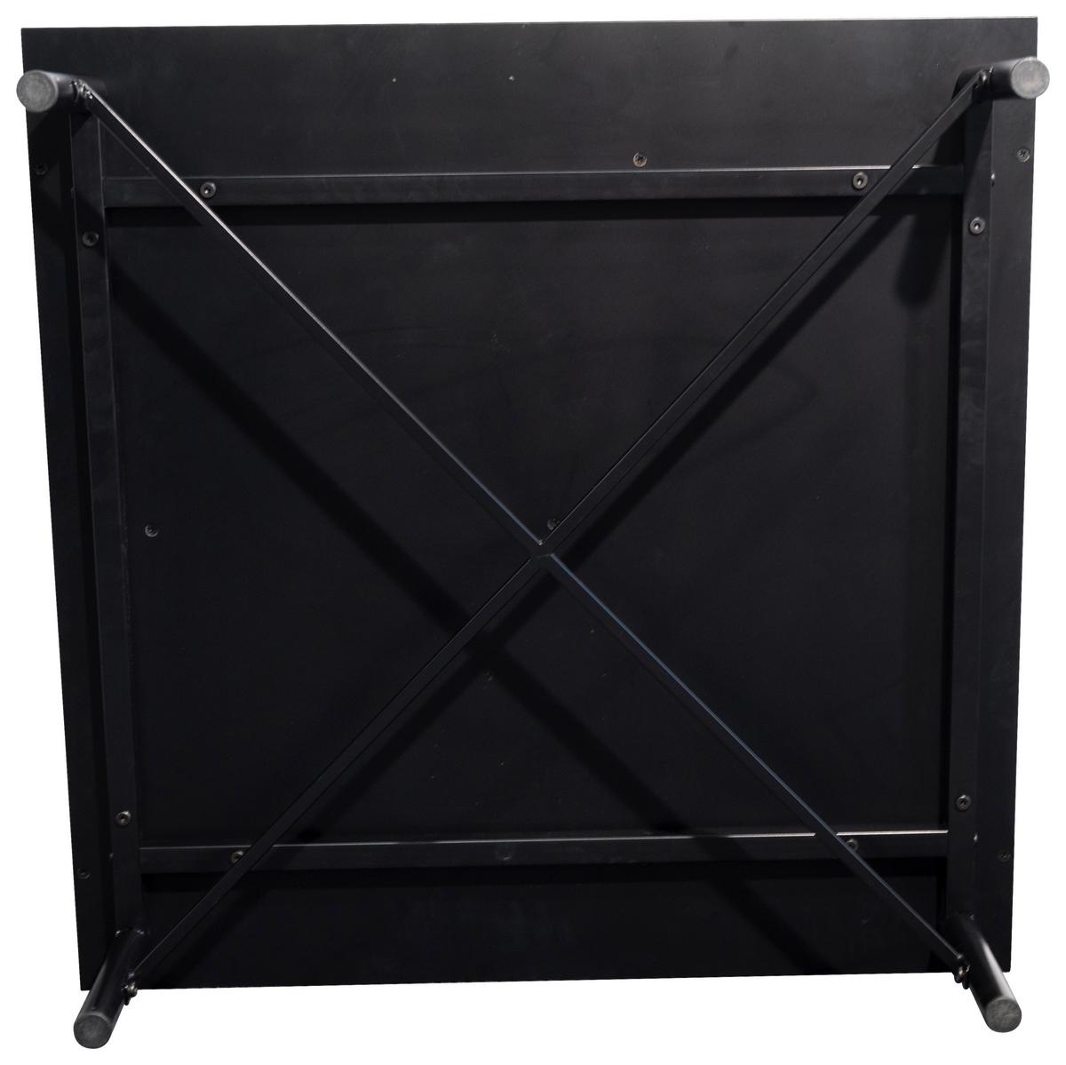 Couchtisch Madrid Naturfarben/Schwarz - Schwarz/Naturfarben, MODERN, Holz/Metall (70/70/43cm) - Mömax
