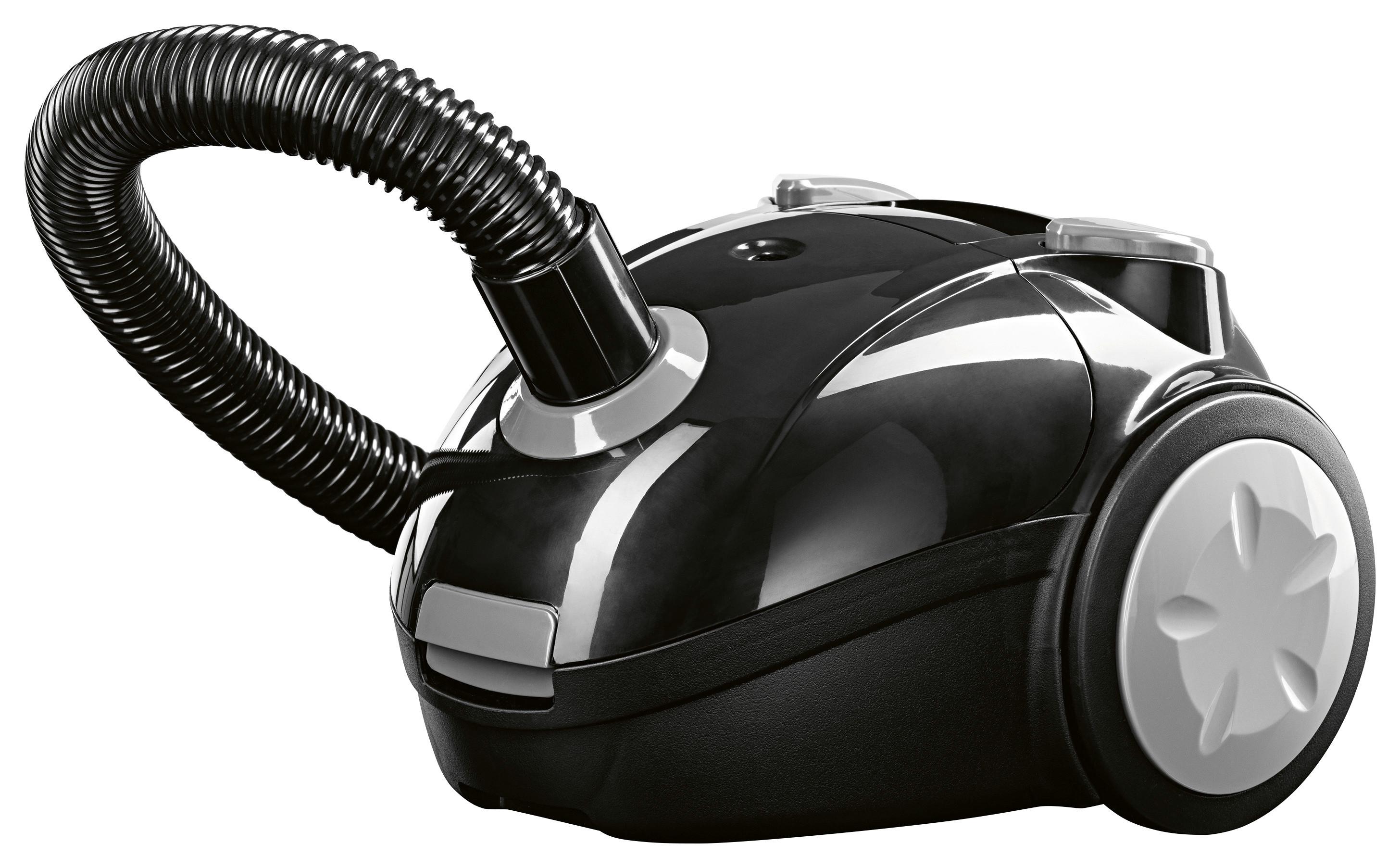 Bodenstaubsauger Cleanmaxx Schwarz max. 800 Watt - Schwarz, Basics, Kunststoff (33/25/20cm)