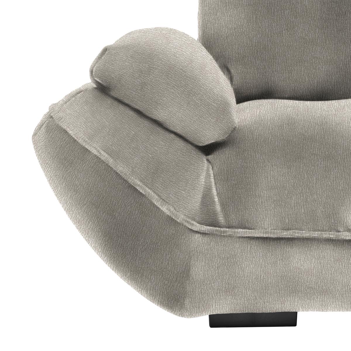 Wohnlandschaft Vivo Grau - Schwarz/Grau, MODERN, Kunststoff/Textil (317/63/179cm) - Premium Living