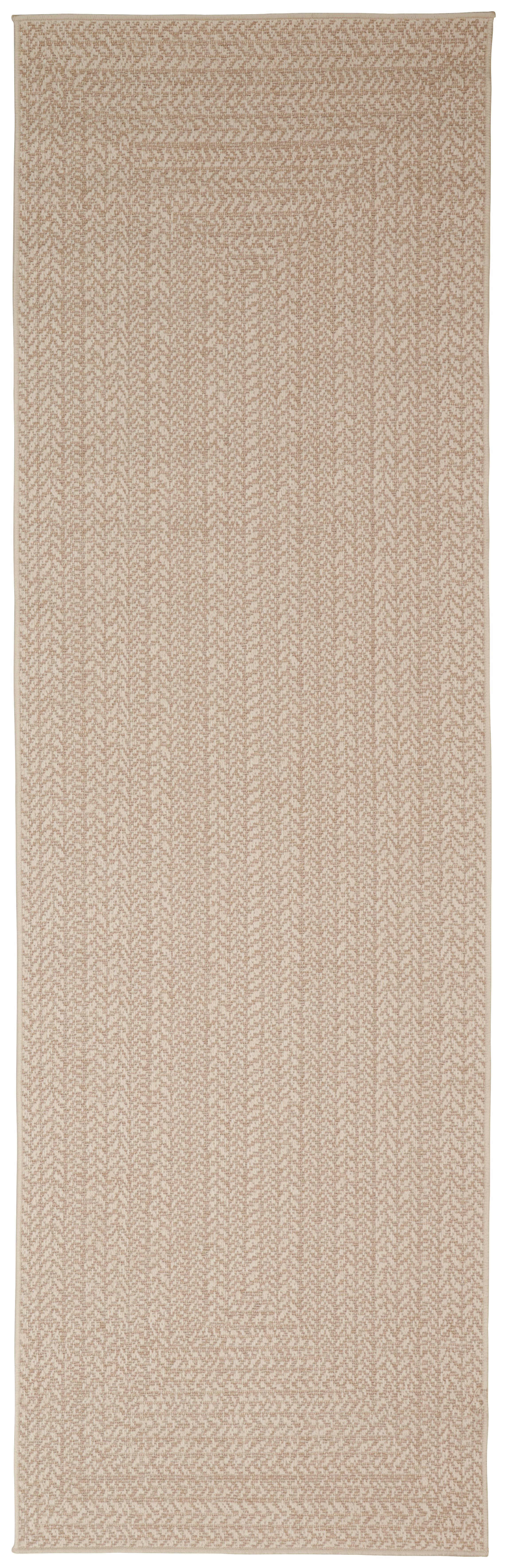 Läufer Kenzy Creme ca. 80x250cm - Creme, Basics, Textil (80/250cm)