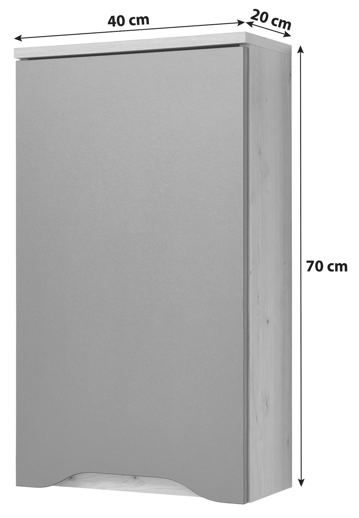 Viseći Element Giga - boje hrasta/hrast Artisan, Moderno, drvni materijal (40/70/20cm) - Mömax