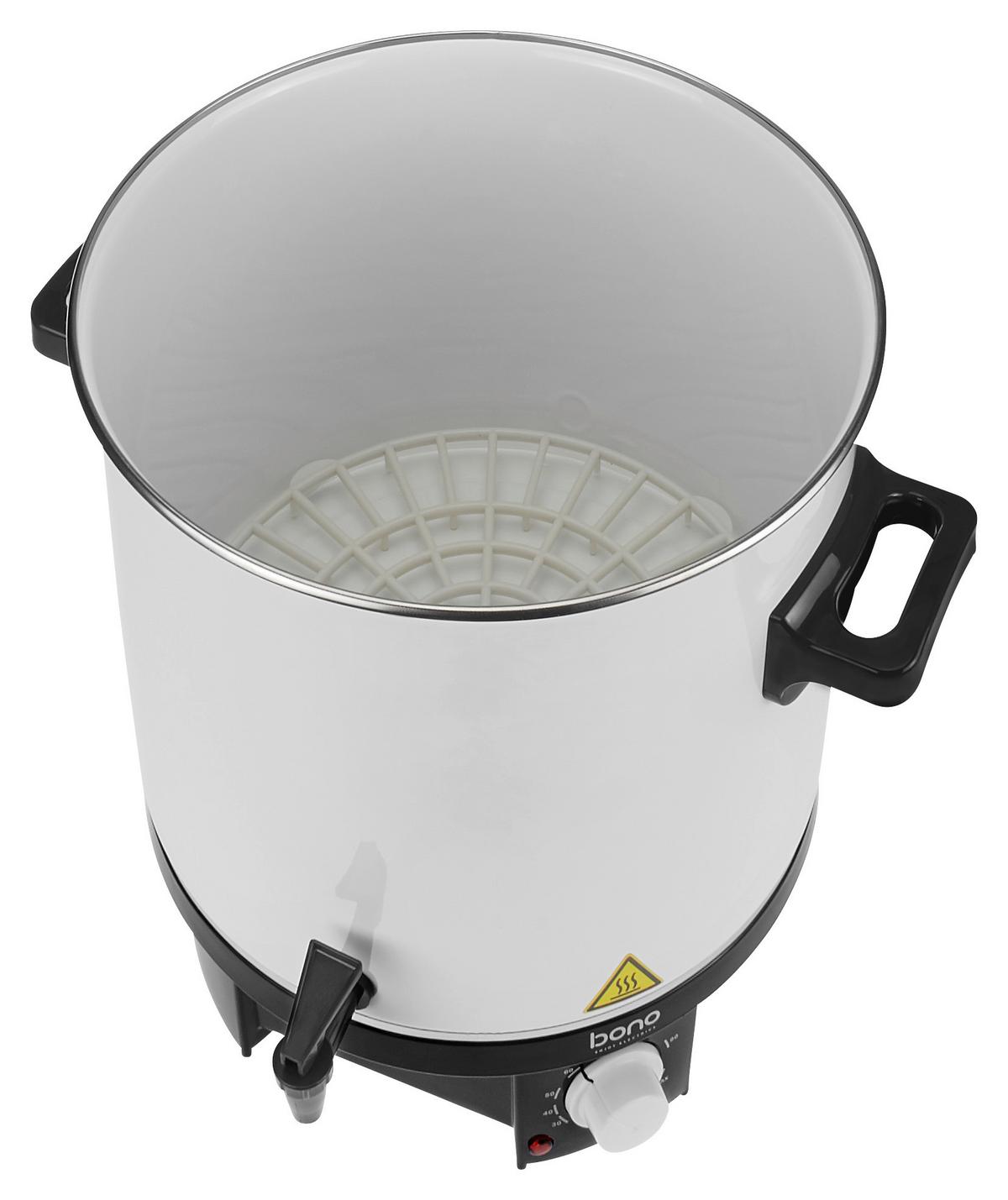 GARNEK ELEKTRYCZNY CHARLIE - czarny/biały, Basics, tworzywo sztuczne/metal (46/48,5cm) - Atrigo