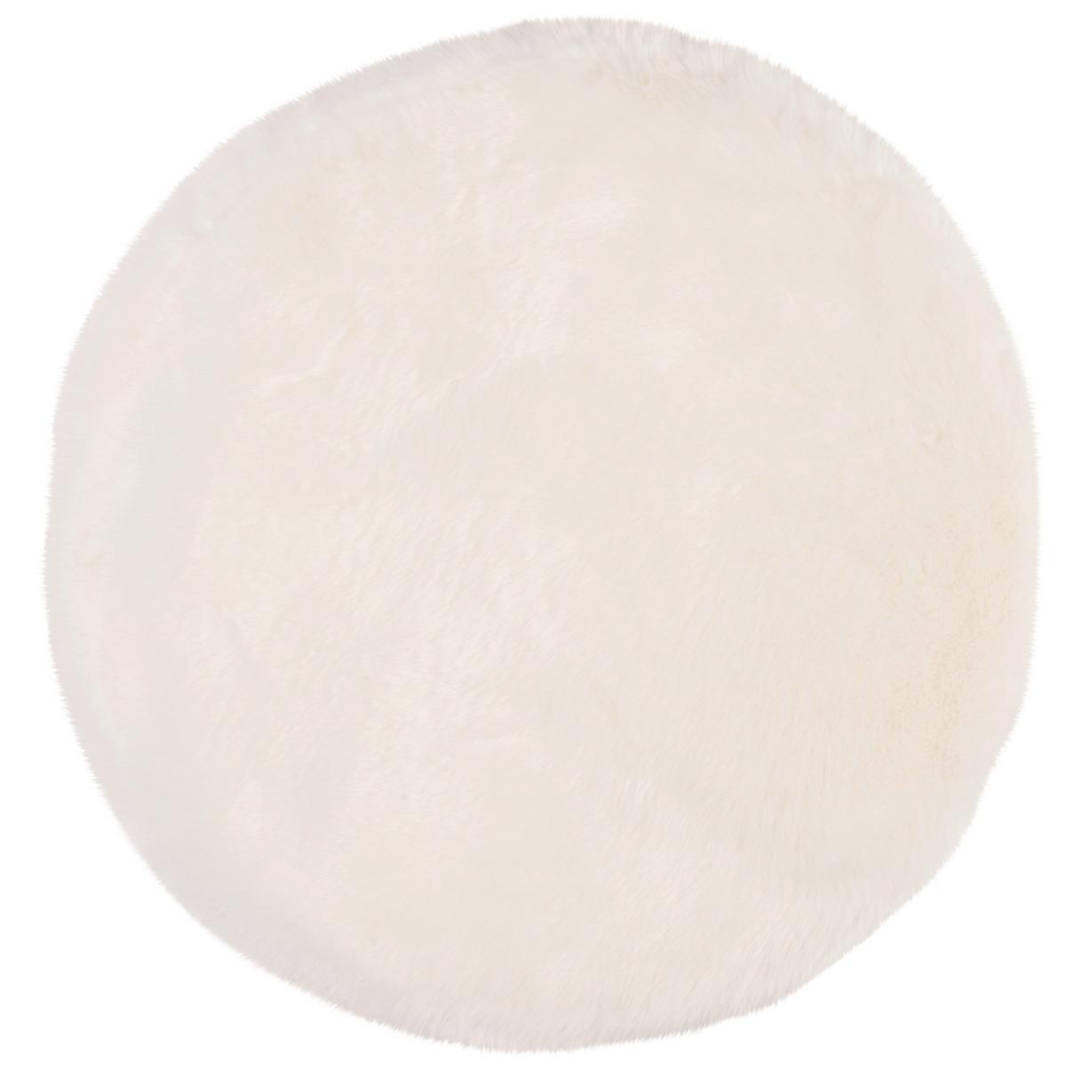 Kunstfell my Samba Beige Ø  ca. 160cm - Design (160cm) - Obsession