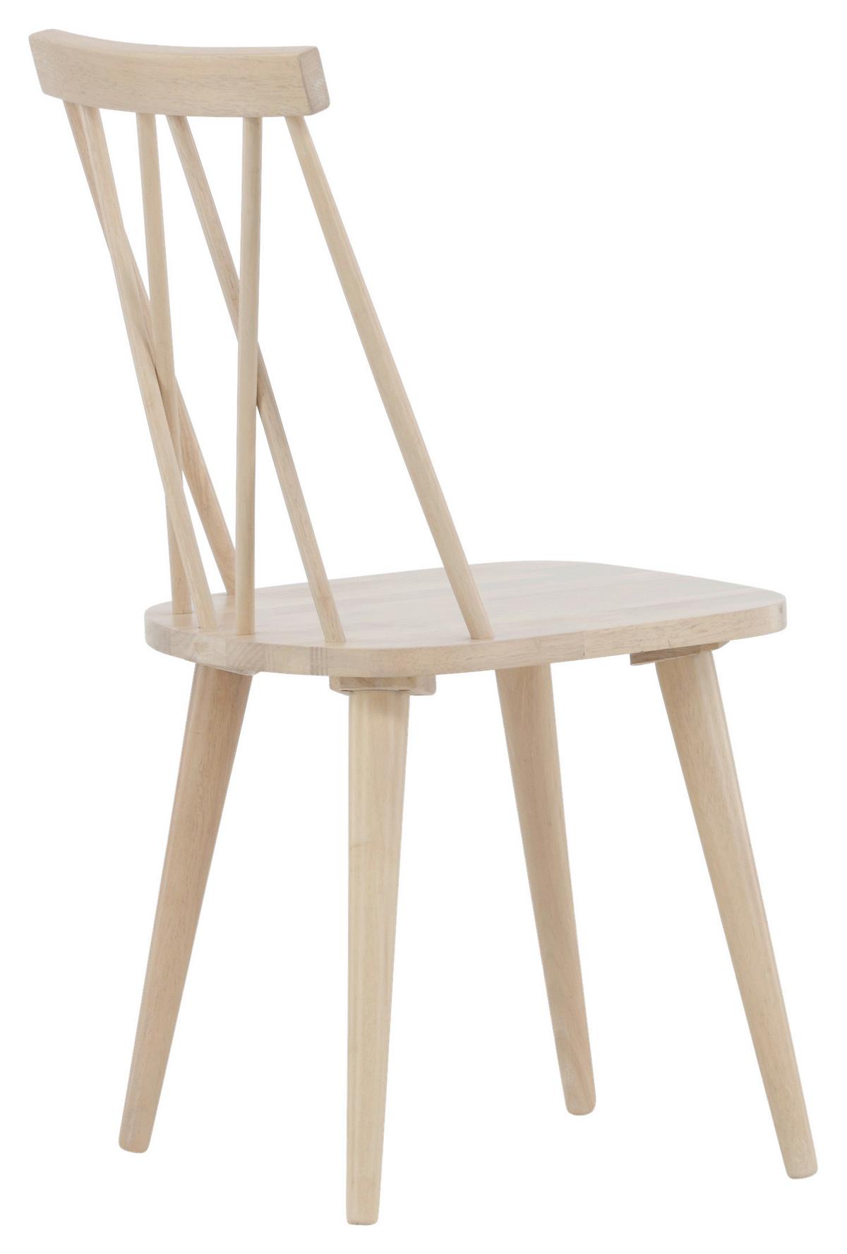 STUHL-SET MARIETTE - Weiß, Design, Holz (43/88/50cm) - Livetastic