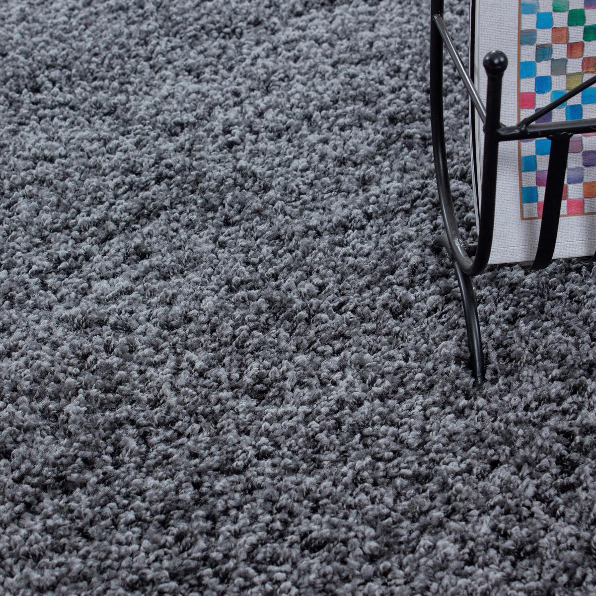 Preproga Z Visokim Florom Life, Siva, 80x150cm - siva, Konvencionalno, tekstil (80/150cm) - Novel