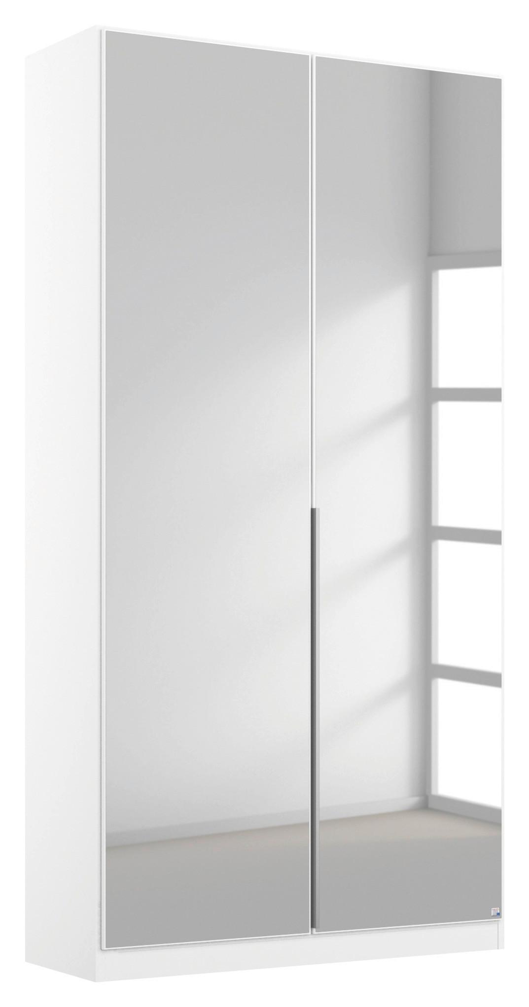 DULAP USI ROTATIVE ALABAMA - argintiu/alb, Modern, material pe bază de lemn (91/229/54cm) - Rauch Möbel