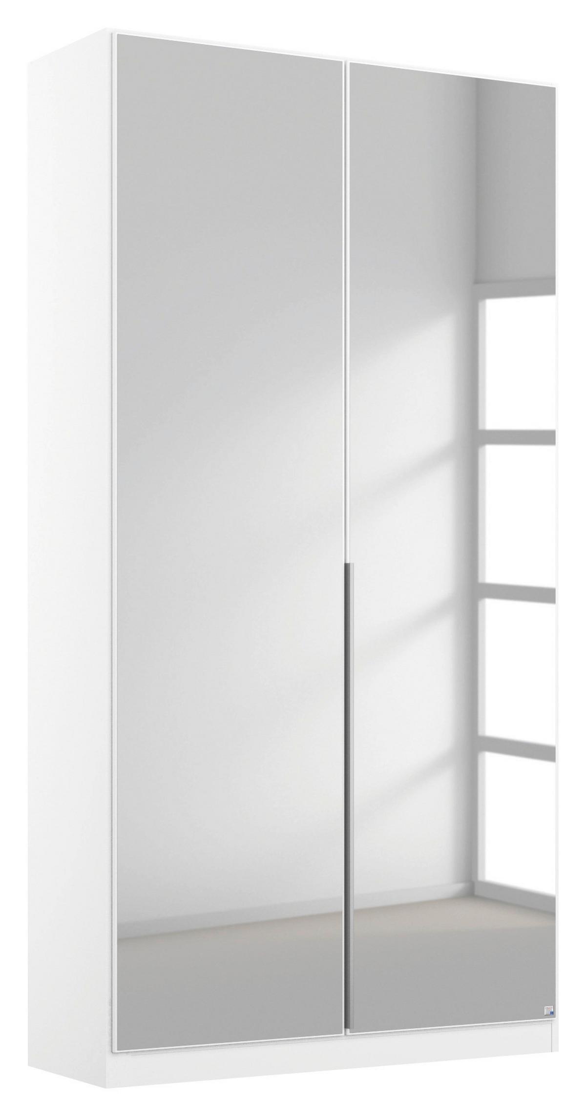 DULAP USI ROTATIVE ALABAMA - argintiu/alb, Modern, material pe bază de lemn (91/229/54cm) - Rauch Möbel