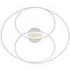 LED-TAKLAMPA WILMA - vit, Modern, metall/plast (65/80/15,5cm) - Mömax