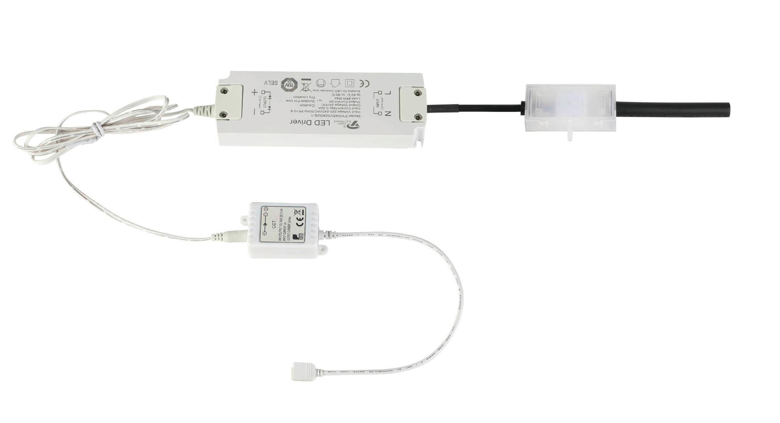 Lichtleiste 99684* Led Stripe-Z - Weiss, Trend, Kunststoff (300cm) - Eglo