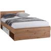 Krevet Box 140 - bijela/boje hrasta, Moderno, drvni materijal (140/200cm) - Modern Living