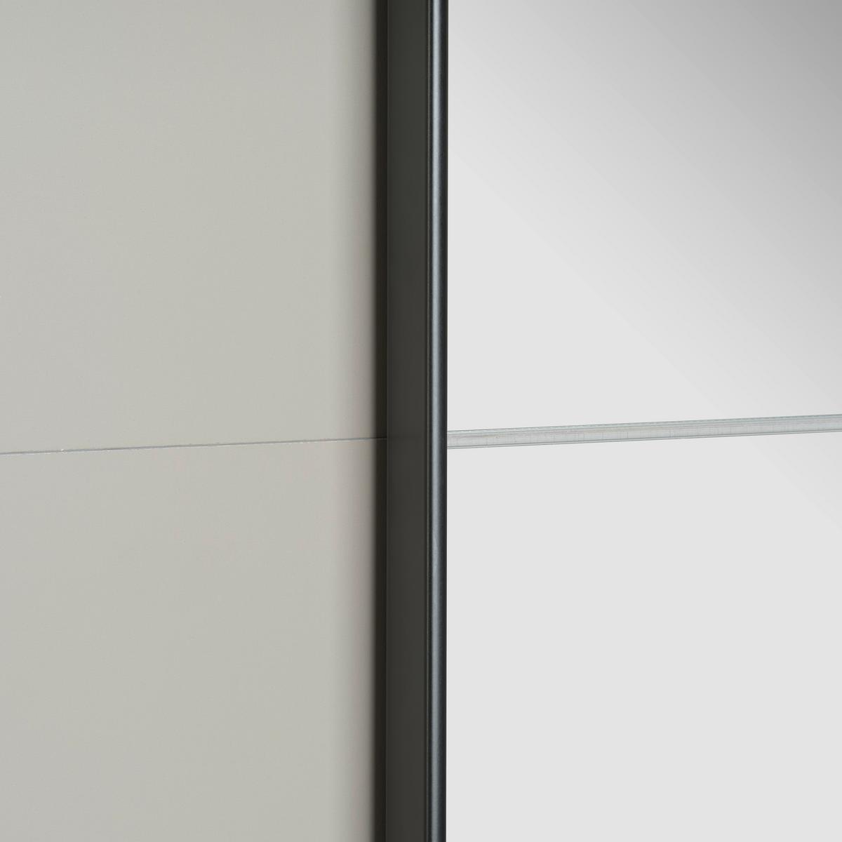 DULAP USI CULISANTE OSNABRÜCK - sahara/grafit, Trend, material pe bază de lemn (180/198/65cm)