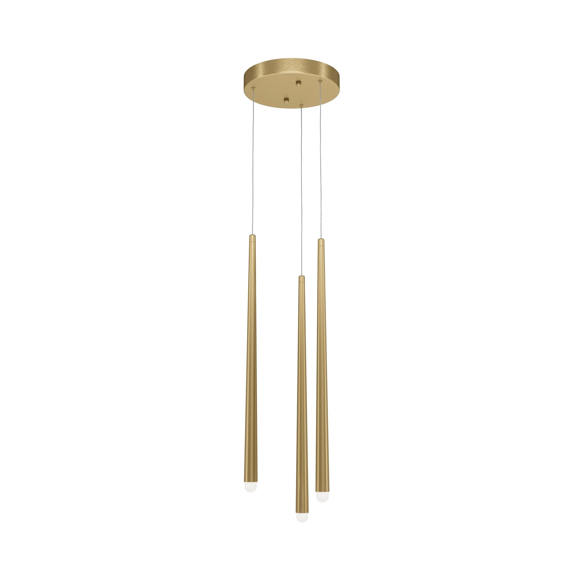 Pendelleuchte Mod132pl-L18bsk - Messingfarben, Design, Metall (26/219.3cm) - MAYTONI