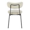 STOL LEA - beige/svart, Modern, metall/trä (51/82/63cm) - Bessagi Home
