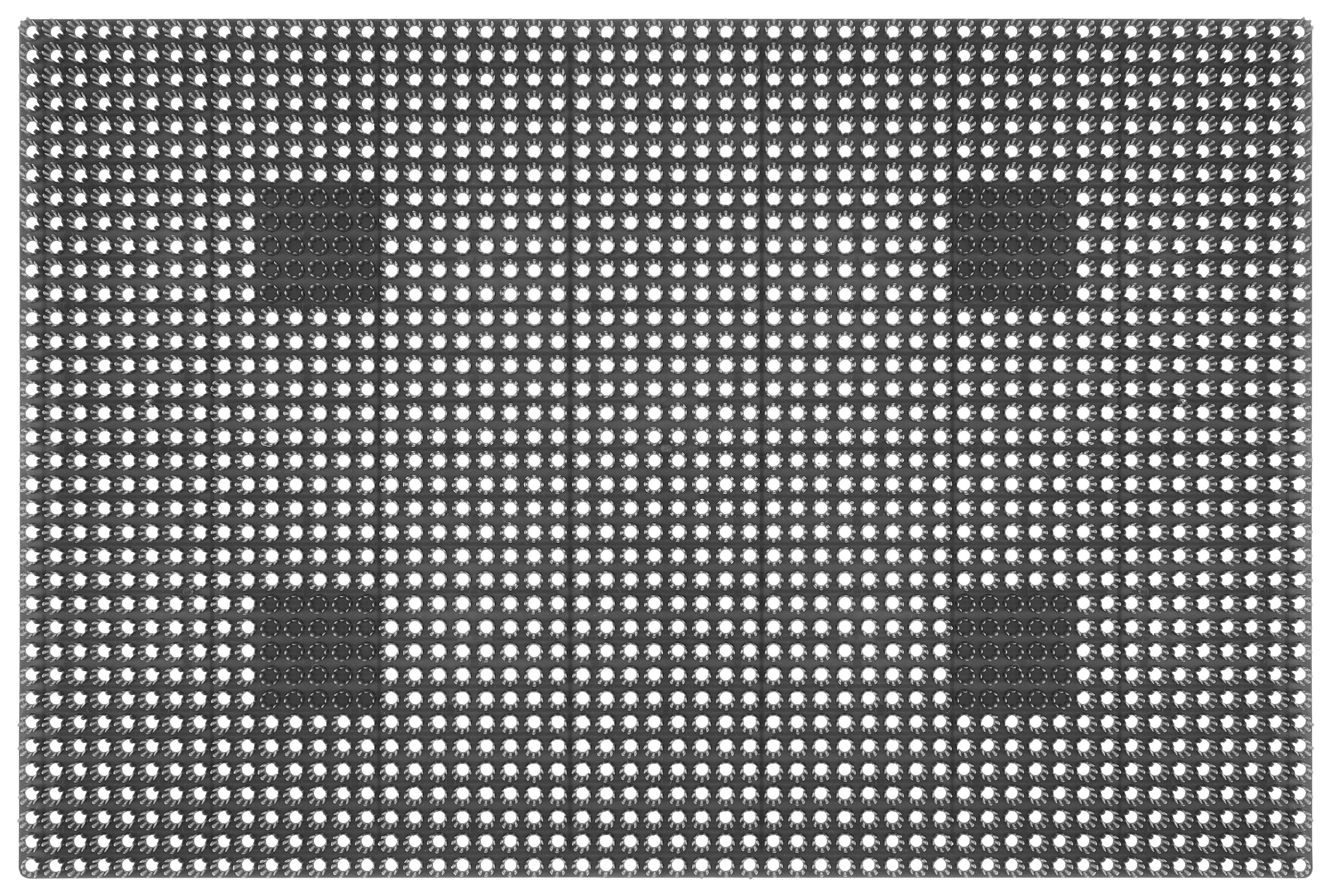 Fußmatte Max in Anthrazit ca. 40x60cm - Anthrazit, KONVENTIONELL, Kunststoff (40/60cm) - Modern Living