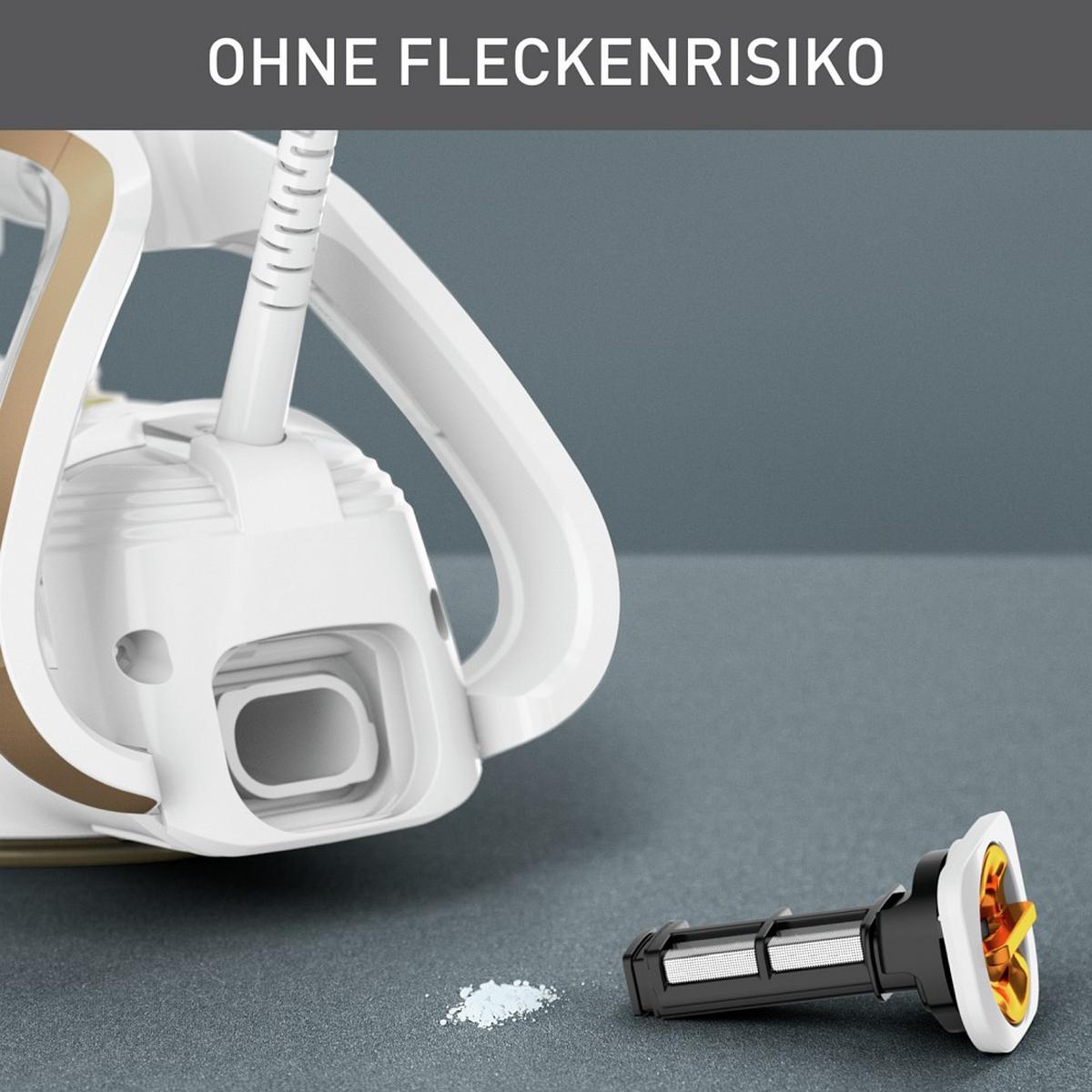 ŻELAZKO PAROWE FV8042 TEFAL - biały/jasnoniebieski, Basics (34/14/18cm) - Tefal