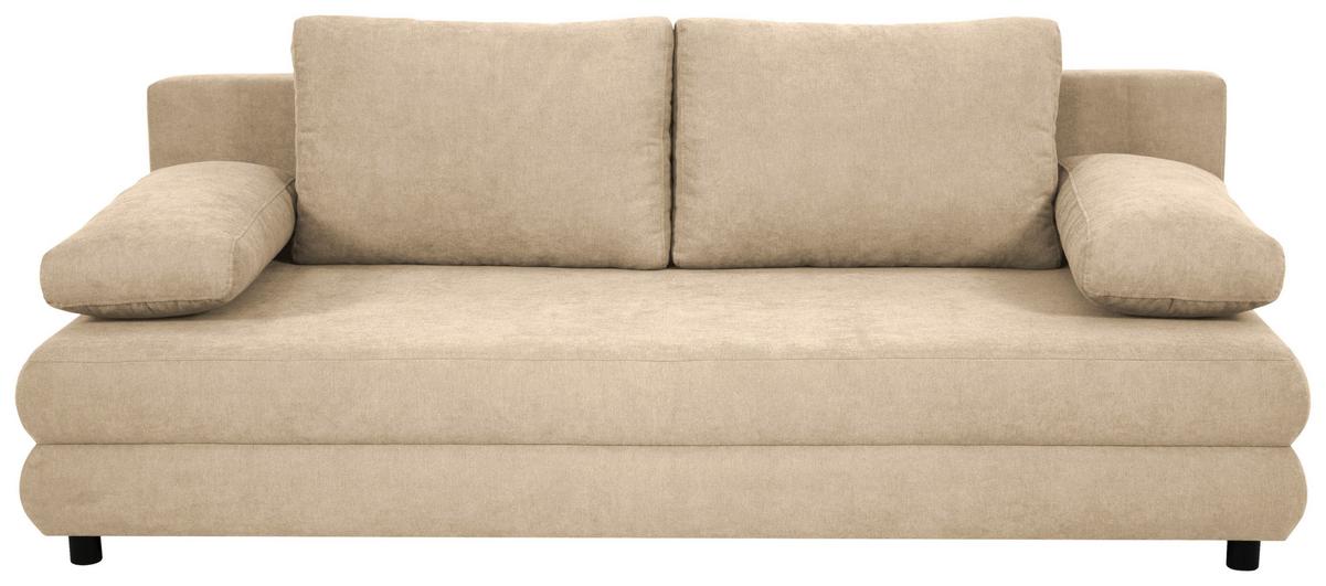 Kanapéágy Taras - bézs, Design, textil/fa (197/77/92,5cm) - Based