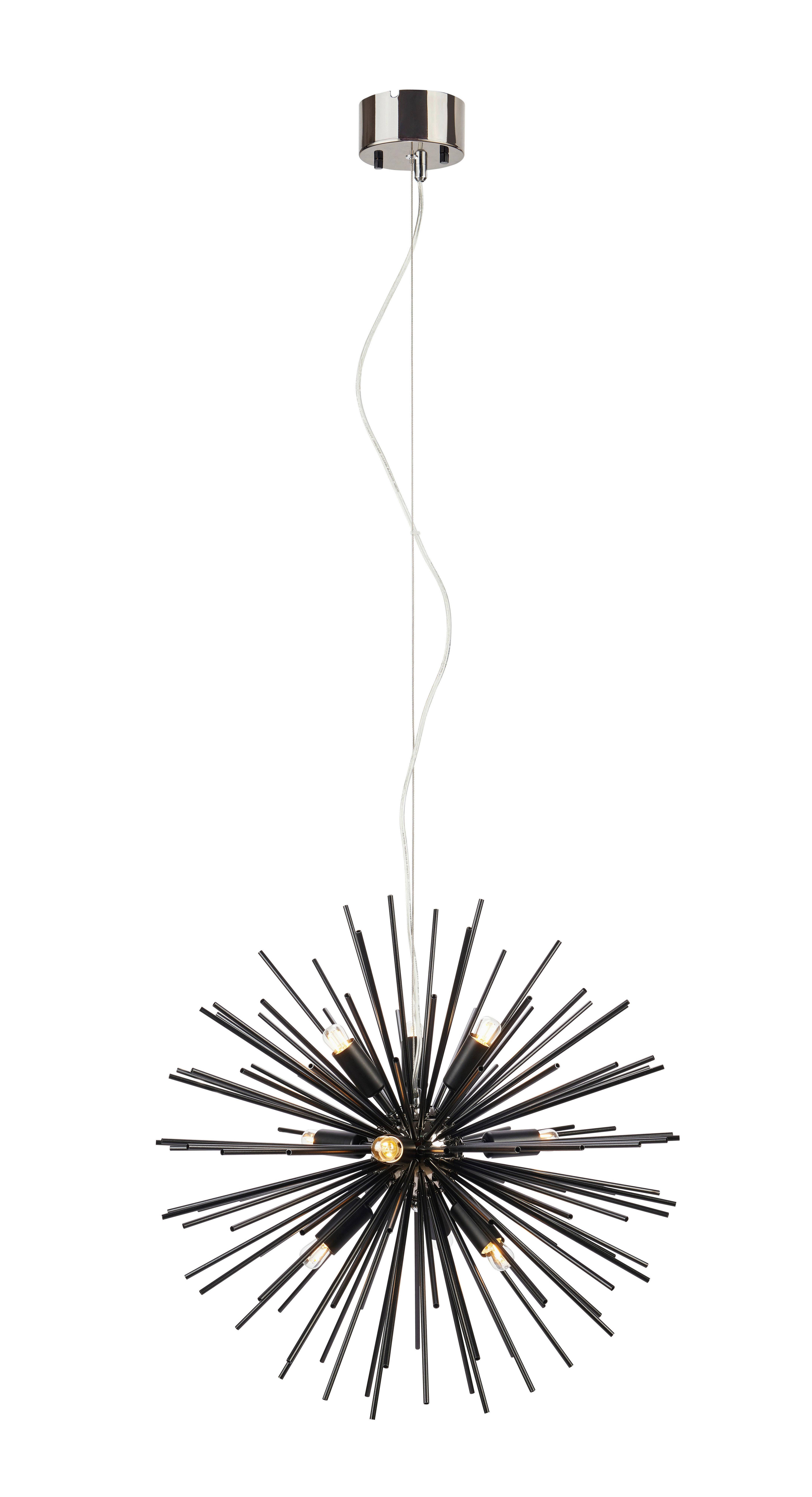 Hängeleuchte Soleil max. 40 Watt - Schwarz, Basics, Metall (57/57/190cm) - Markslöjd