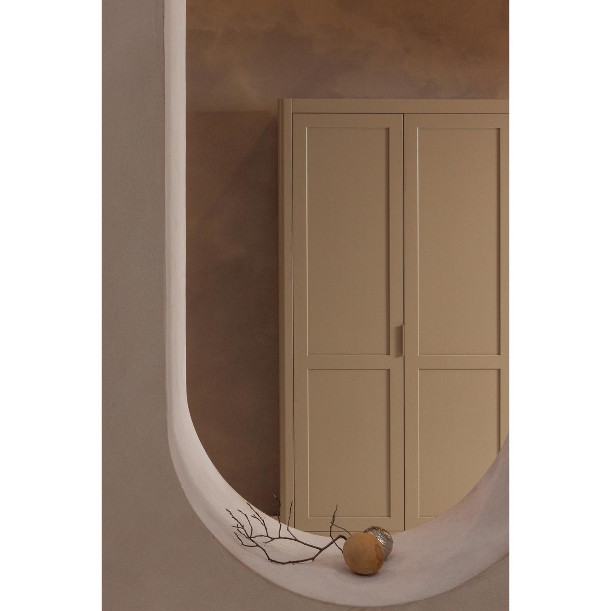 Mehrzweckschrank Gunnar Schlammfarben B: 120 cm - Schlammfarben, Design, Holz (120/217/48cm) - Livetastic