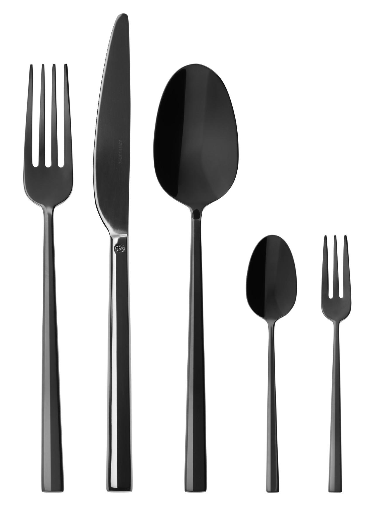 ZESTAW SZTUĆCÓW 52762KN2 - czarny, Basics, metal - Sambonet
