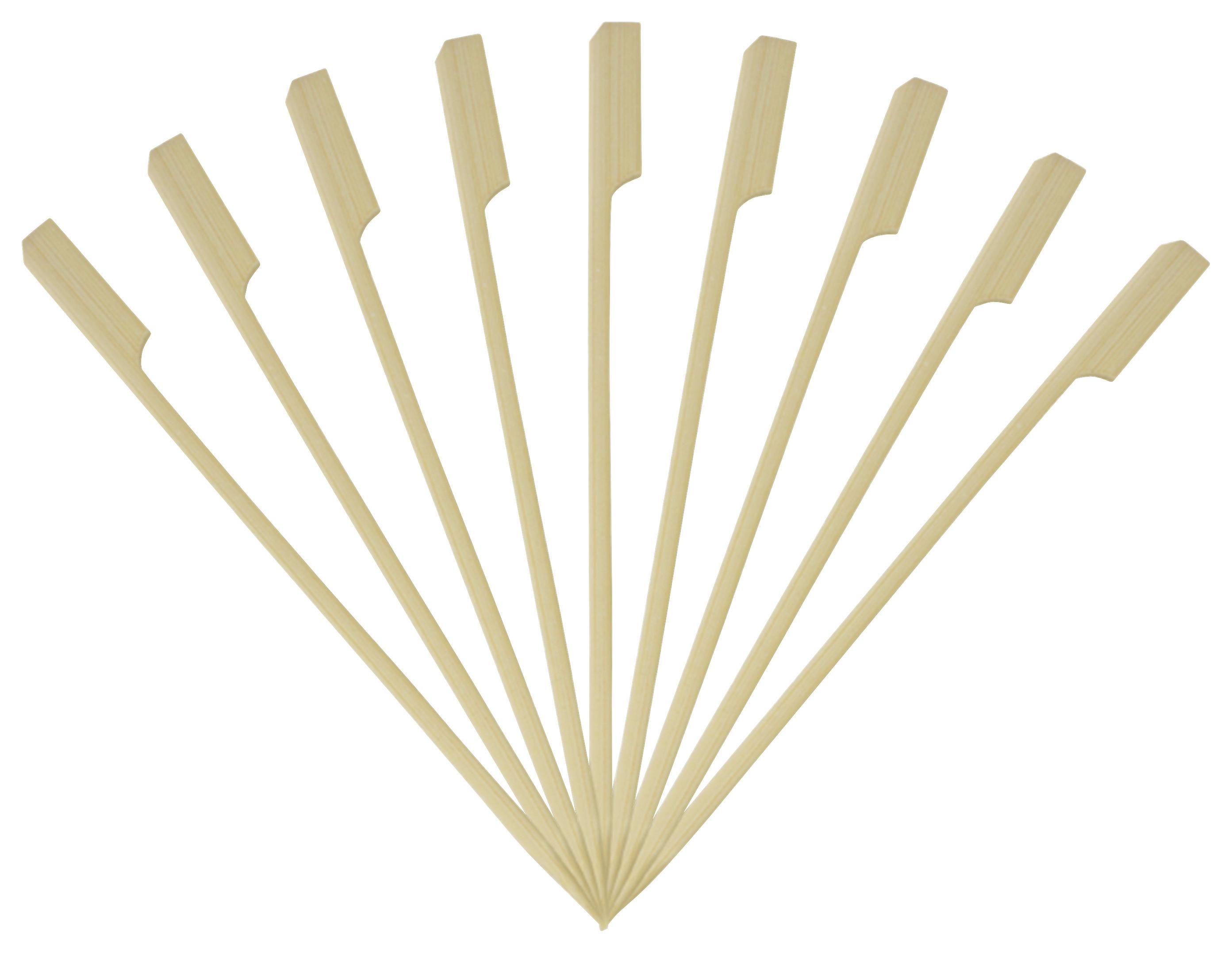 Saslikpálcakészlet Kb.15cm 50db/csomag - fa (9.5/24.8/1.6cm) - Metaltex