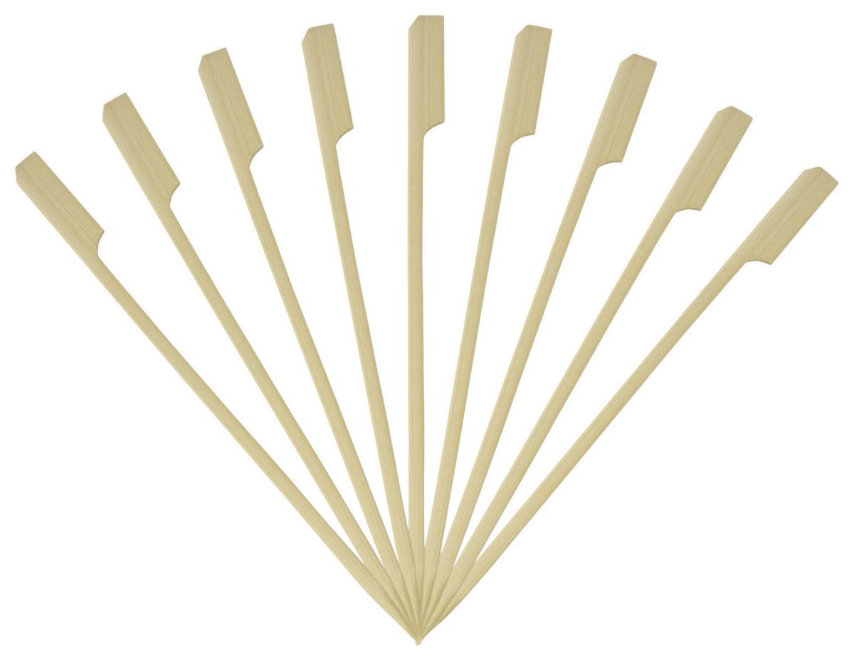 Saslikpálcakészlet Kb.15cm 50db/csomag - fa (9.5/24.8/1.6cm) - Metaltex