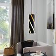 Hängeleuchte max. 60 Watt 'Pinto Nero 1' - Goldfarben/Schwarz, MODERN, Glas/Metall (72,5/11/110cm) Hängeleuchte max. 60 Watt 'Pinto Nero 1' - Goldfarben/Schwarz, MODERN, Glas/Metall (72,5/11/110cm)