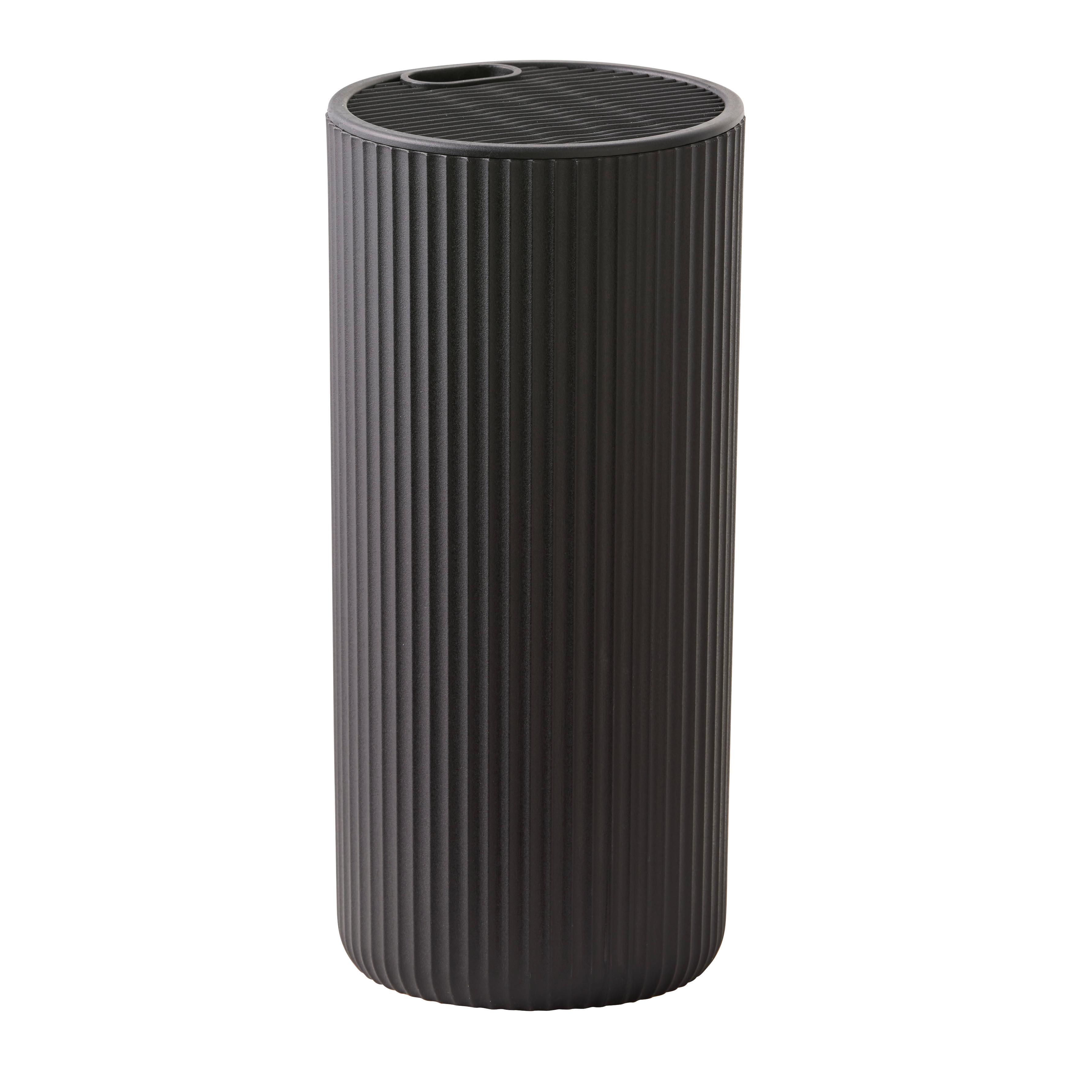 KNIVBLOCK BETTY - svart, Modern, plast (11/23,9cm) - Mömax