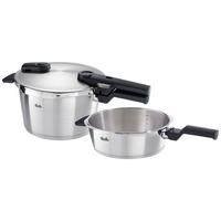 ZESTAW SZYBKOWARÓW 602-410-11-000/0 FISSLER - kolor srebrny, Basics, metal (22cm) - Fissler