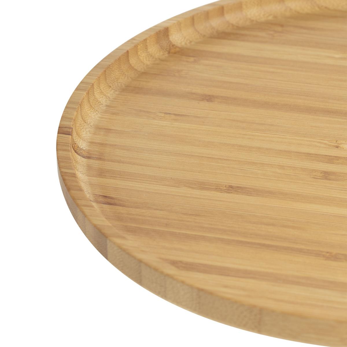 Poslužavnik Dias - tamnobraon, Osnovno, drvo (19,5cm)