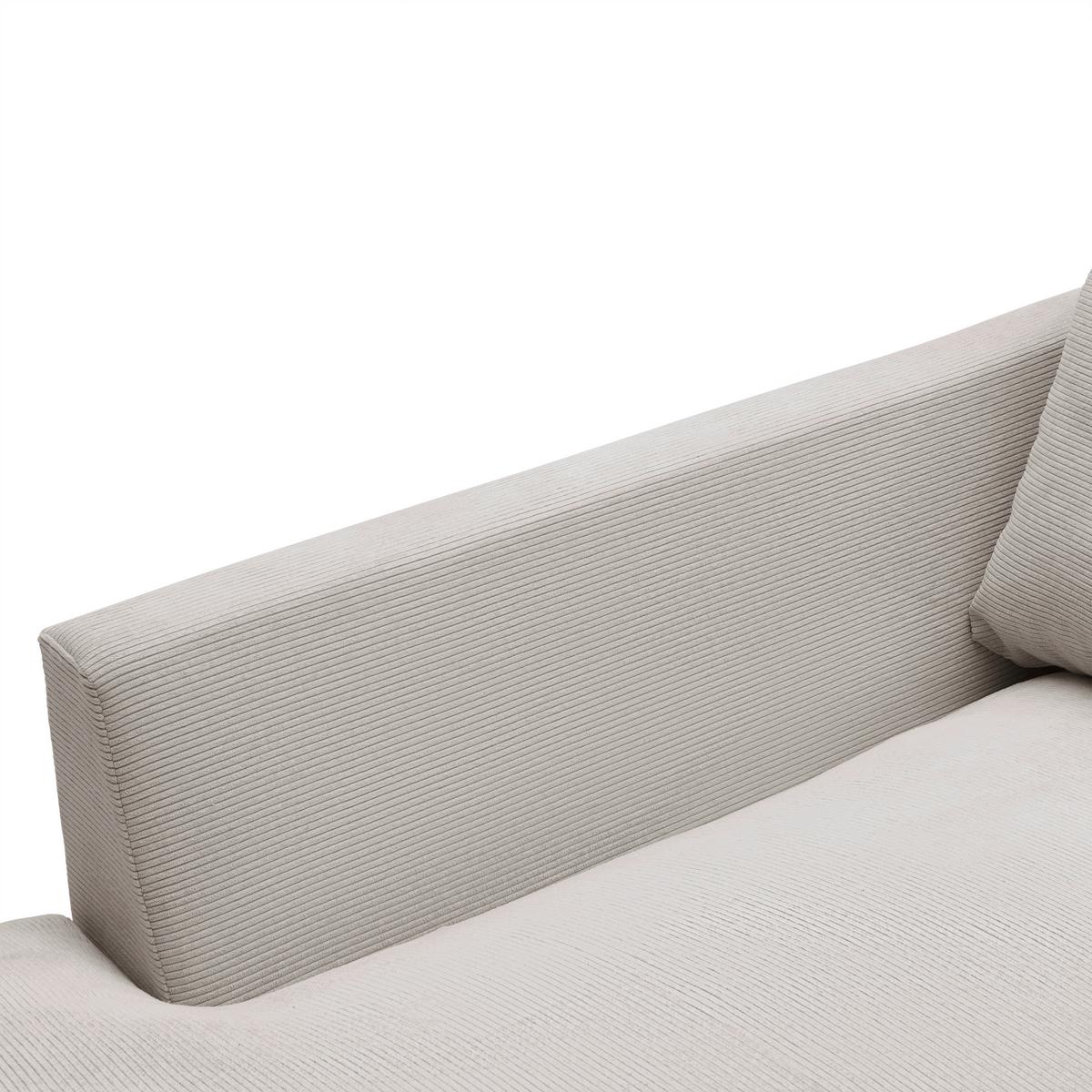 Kutna Garnitura Pedro - bež, Moderno, tekstil (190/83/300cm) - Mömax