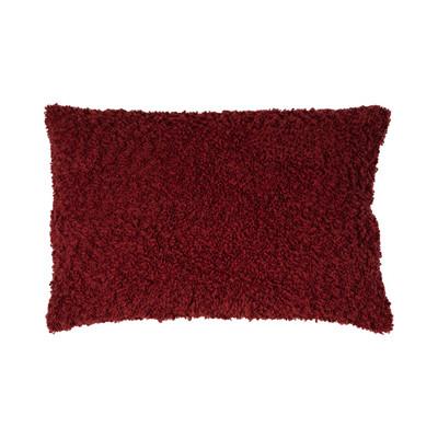 PODUSZKA DEKORACYJNA 7034GGYB02/ 7001BD014 - ciemnoczerwony, Basics, tkanina (40/60cm)