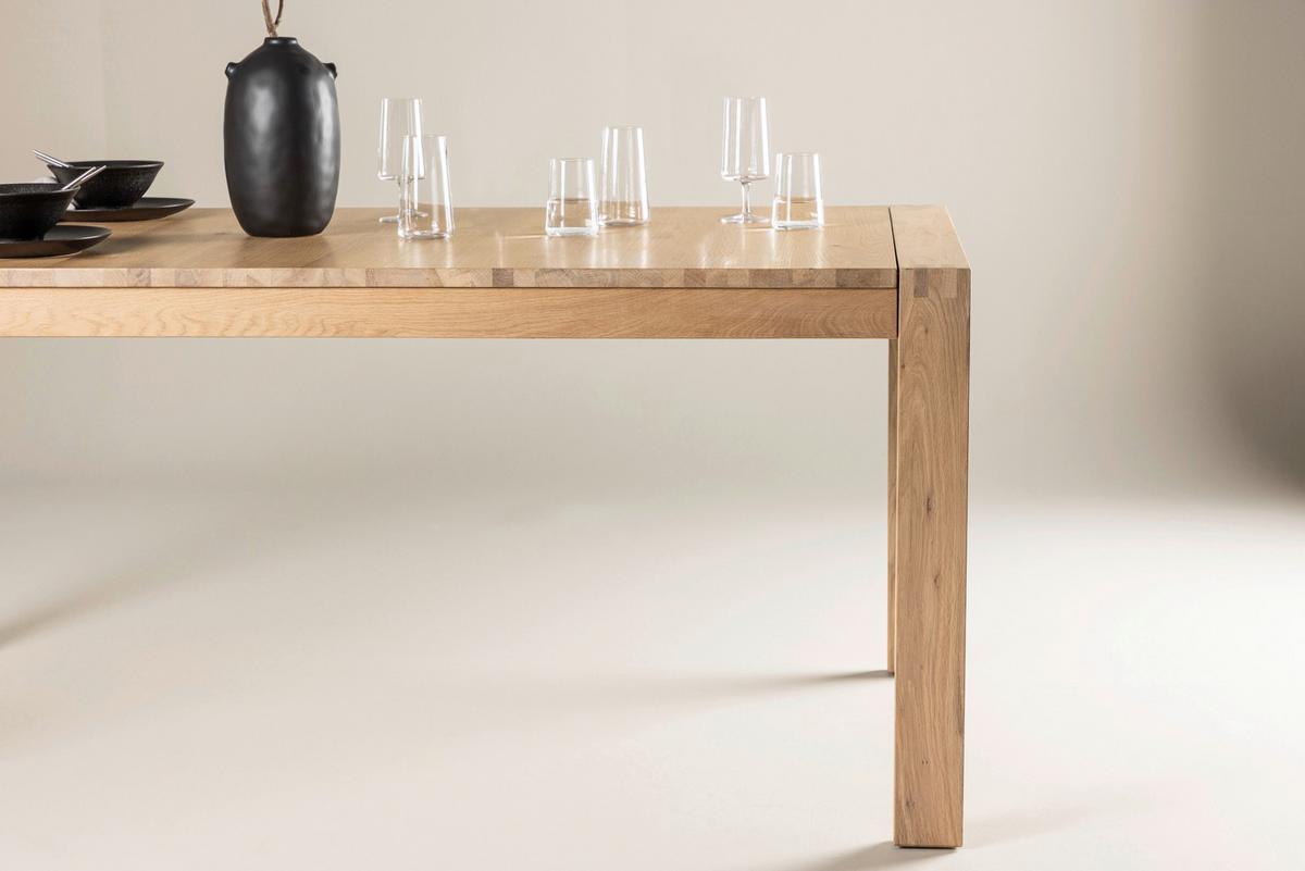 ESSTISCH SLIDER - Eichefarben, Design, Holz (170/95/75cm) - Livetastic