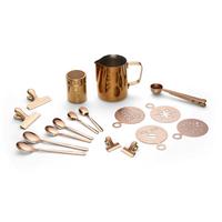 Kaffeeset Cosme in Kupferfarben, 23-teilig - Kupferfarben, Basics, Metall - Echtwerk