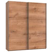 Ormar S Kliznim Vratima Level 36 A - boje hrasta/boje kroma, Moderno, drvni materijal (200/236/65cm) - Modern Living