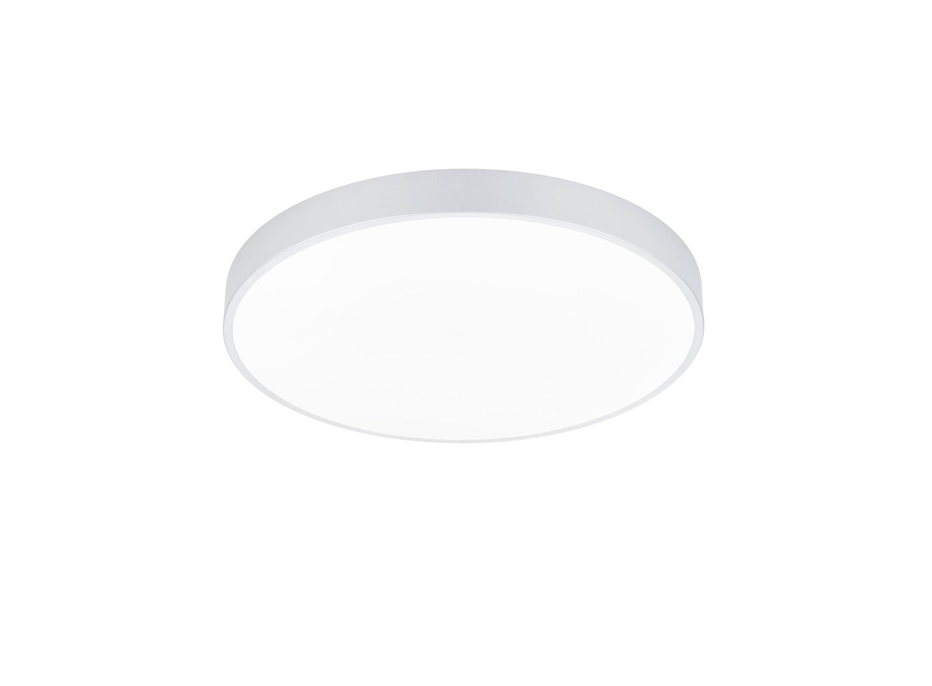 LED-Deckenleuchte Waco Weiß max. 52,50 Watt - Weiß, MODERN, Metall (49,5/49,5/6,5cm) - Trio Leuchten