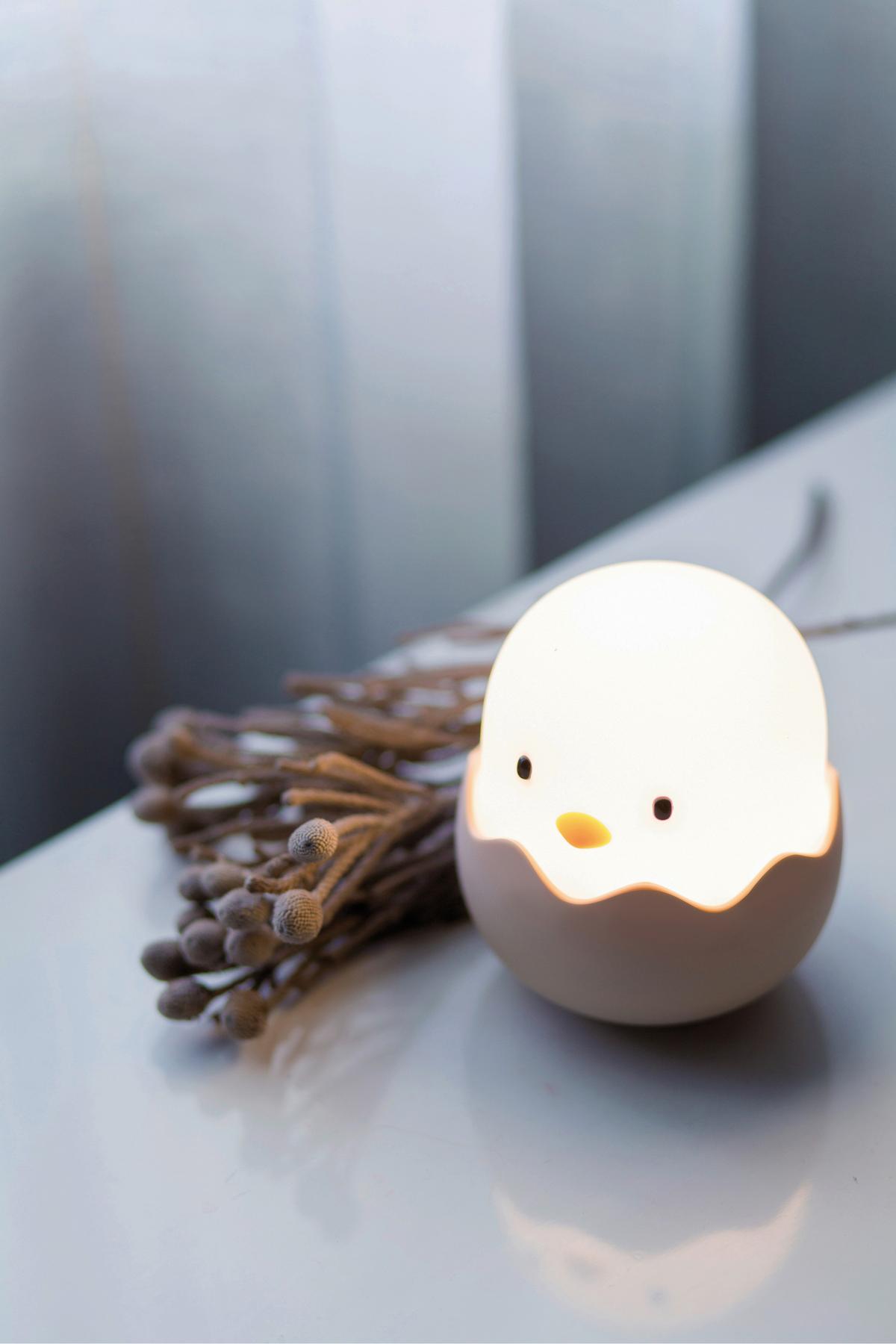 LAMPKA NOCNA DZIECIĘCA 85850 - NACHTLICHT EGGY - różnokolorowy, Trend, tworzywo sztuczne (15/9/15cm)