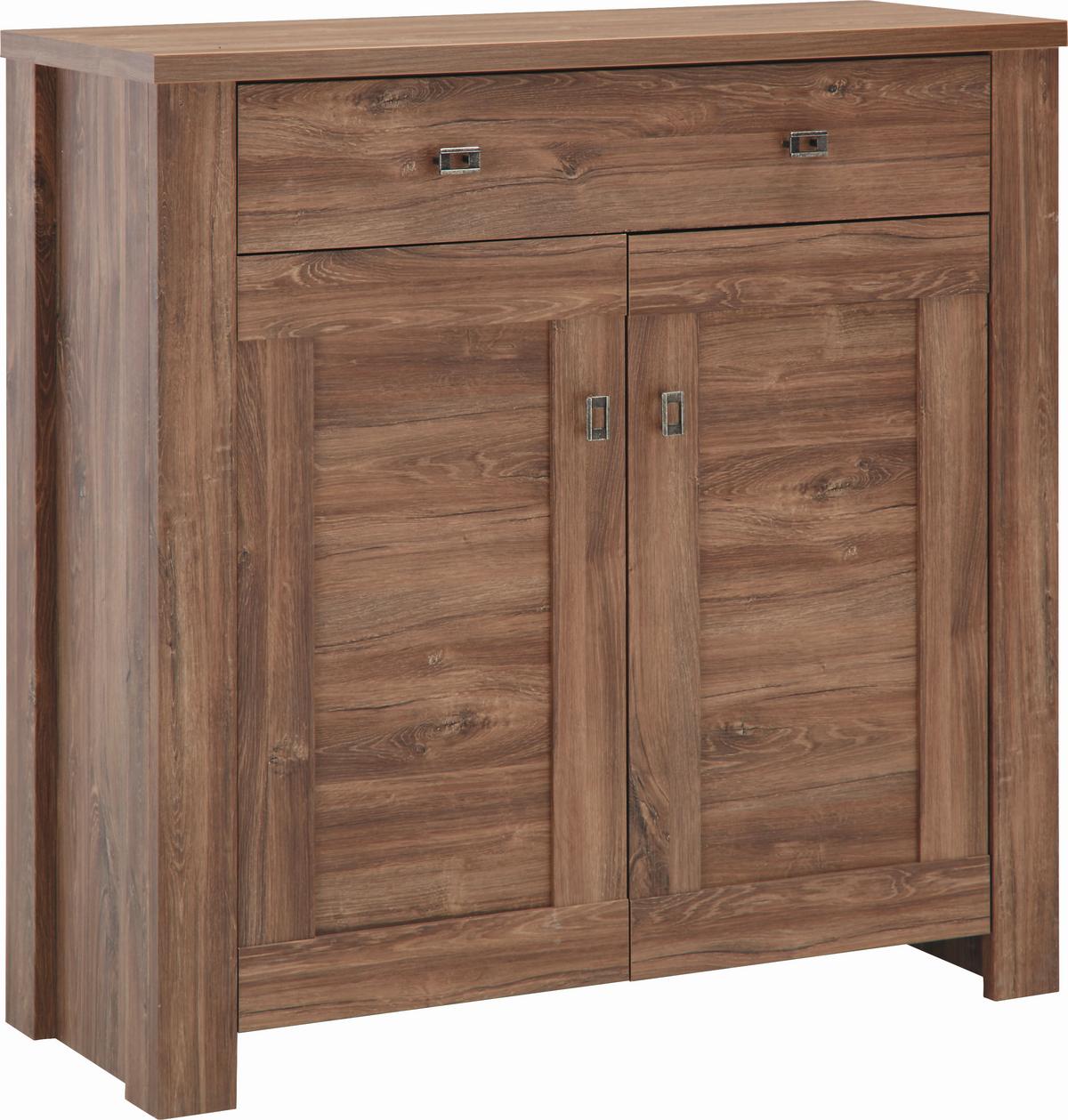 Dulap pentru pantofi BRÜSSEL - culoare lemn acacia, Lifestyle, material pe bază de lemn (100/100/40cm) - Zandiara