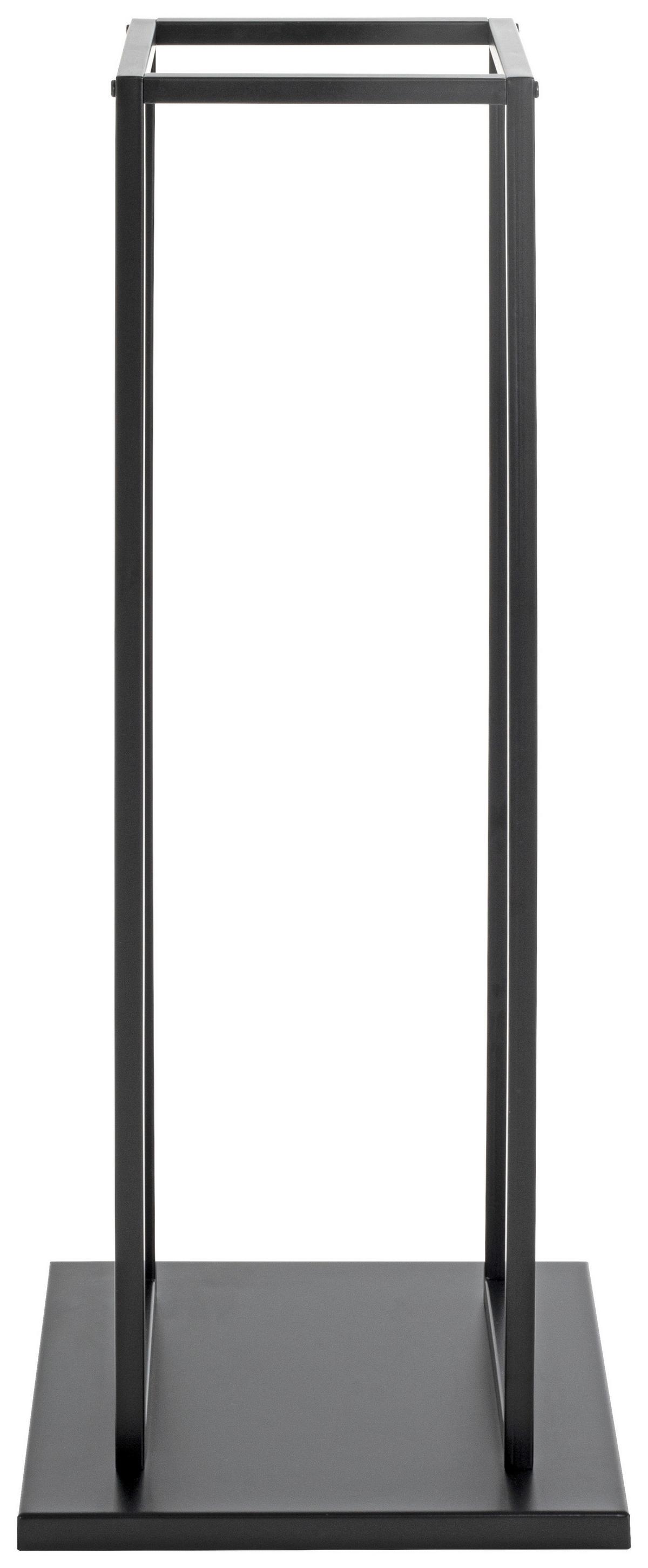 REGAŁ NA DREWNO KOMINKOWE OSKAR - czarny, Basics, metal (33/85/33cm)