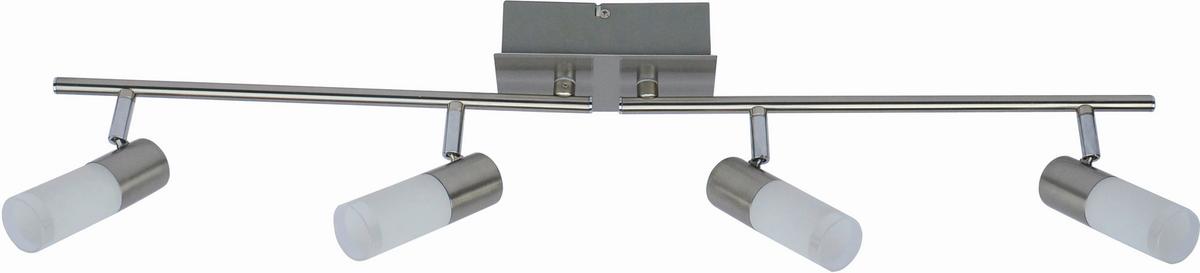 LAMPA REFLEKTOROWA LED JUPP  *SBN* - kolor chromowy, Design, metal/szkło (83,5/15,5/8cm) - Novel