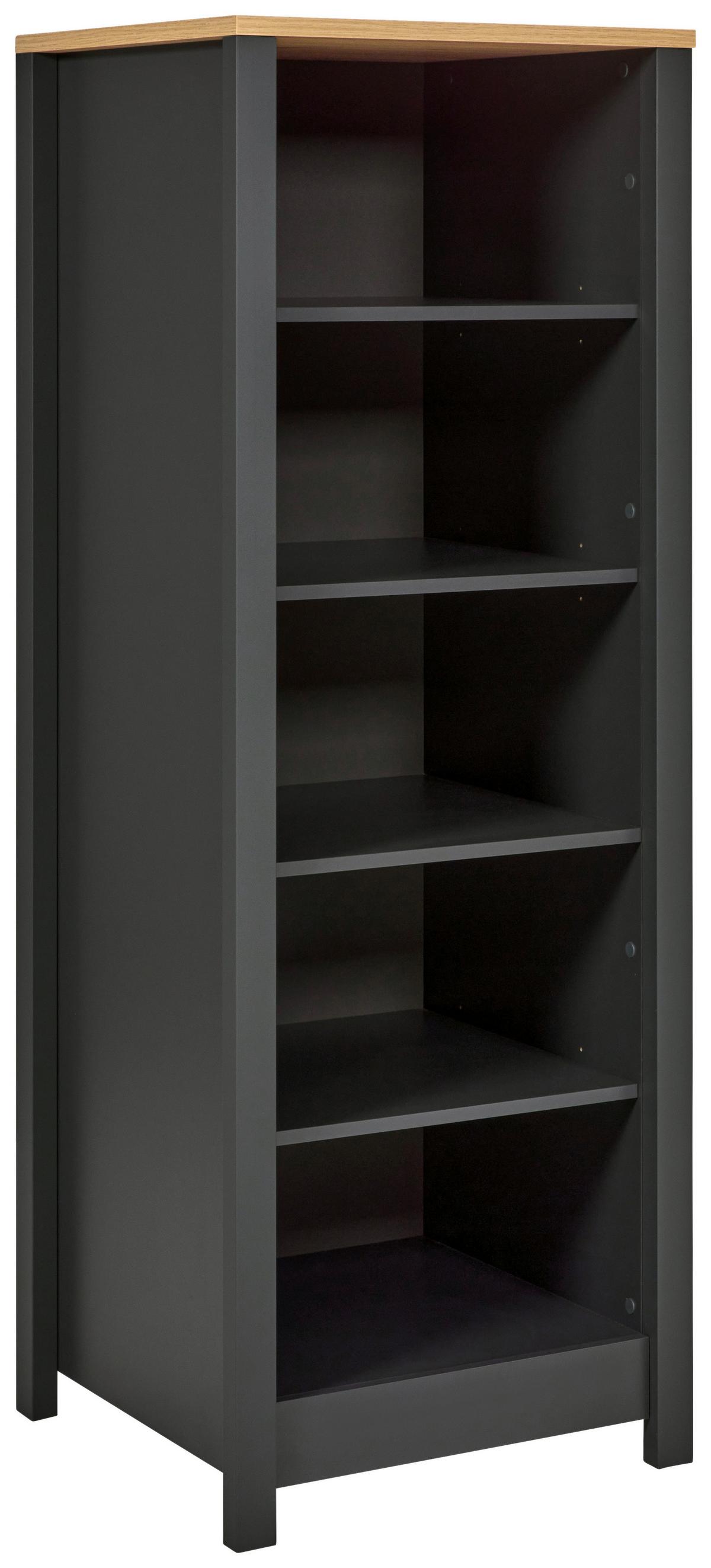 Standregal Venet, Anthrazit/Artisan Eiche - Anthrazit/Eiche Artisan, ROMANTIK / LANDHAUS, Holzwerkstoff (60/167/60cm) - Mömax