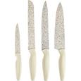 Set Nožev Marmor - krem, Romantika, kovina (20/30cm) - Premium Living Set Nožev Marmor - krem, Romantika, kovina (20/30cm) - Premium Living